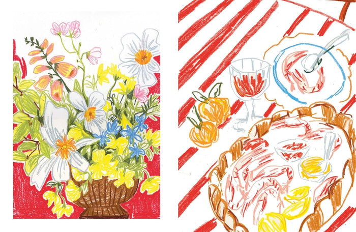 bookspeed - 15 minute art pastel book pages - winter's moon