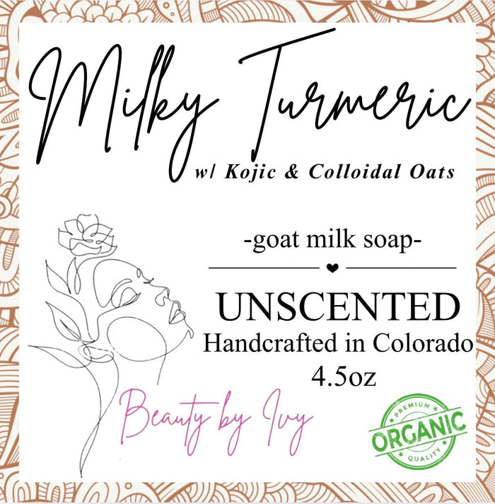 3 pcs - Milky Turmeric Soap Bundle - Beauty by Ivy Organic Skin Care