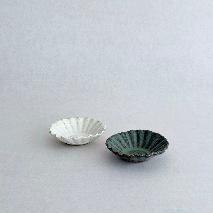 Small Ceramic Fluted Dish