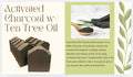 Activated Charcoal w/ Tea Tree Oil Soap - Beauty by Ivy Organic Skin Care