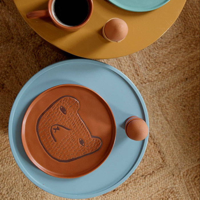 donna wilson - bear plate - winter's moon