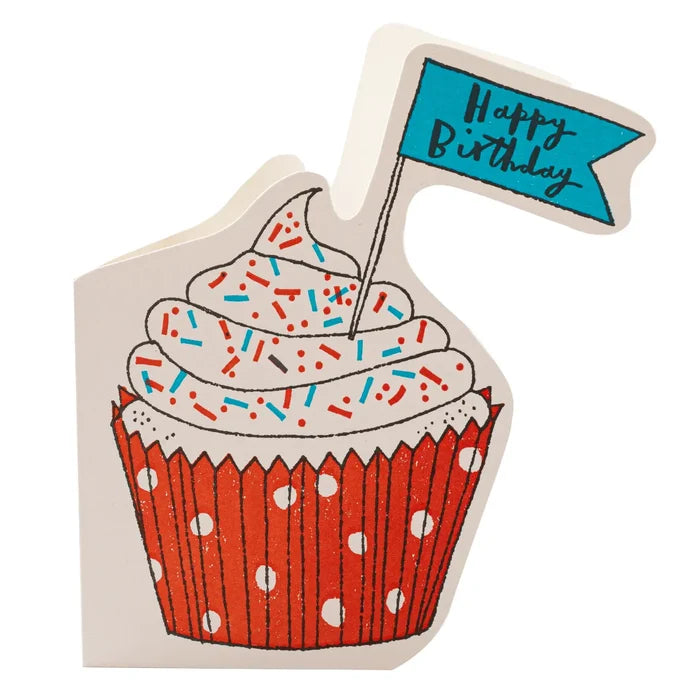 'Birthday Cupcake' Greetings Card