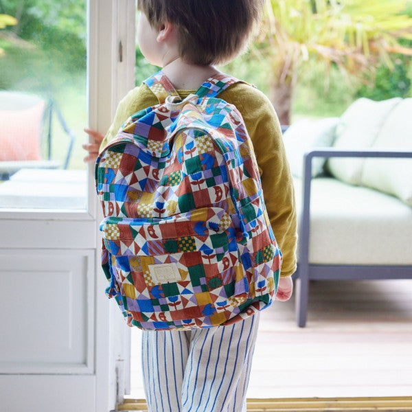 Biscotto Backpack - Patchy Blue