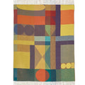donna wilson - carnival lambswool throw blanket on white background - winter's moon