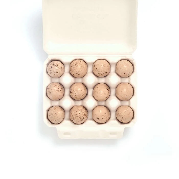 the chocolate detective - seagull egg open box - winter's moon
