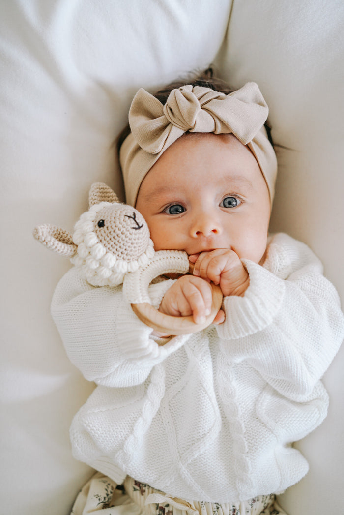 Crochet Teething Ring Rattles