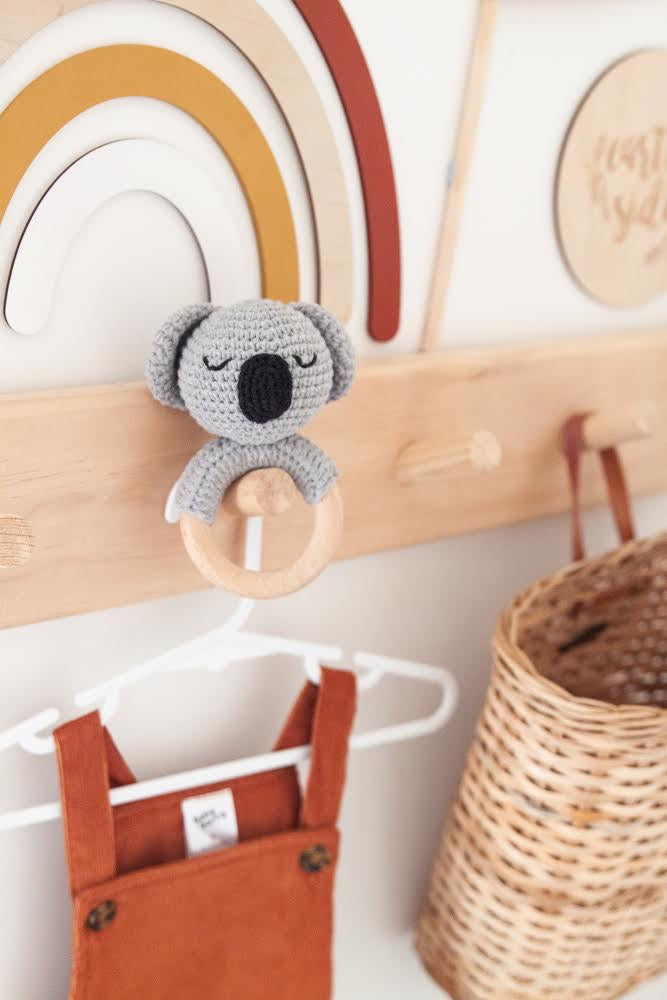 Crochet Teething Ring Rattles