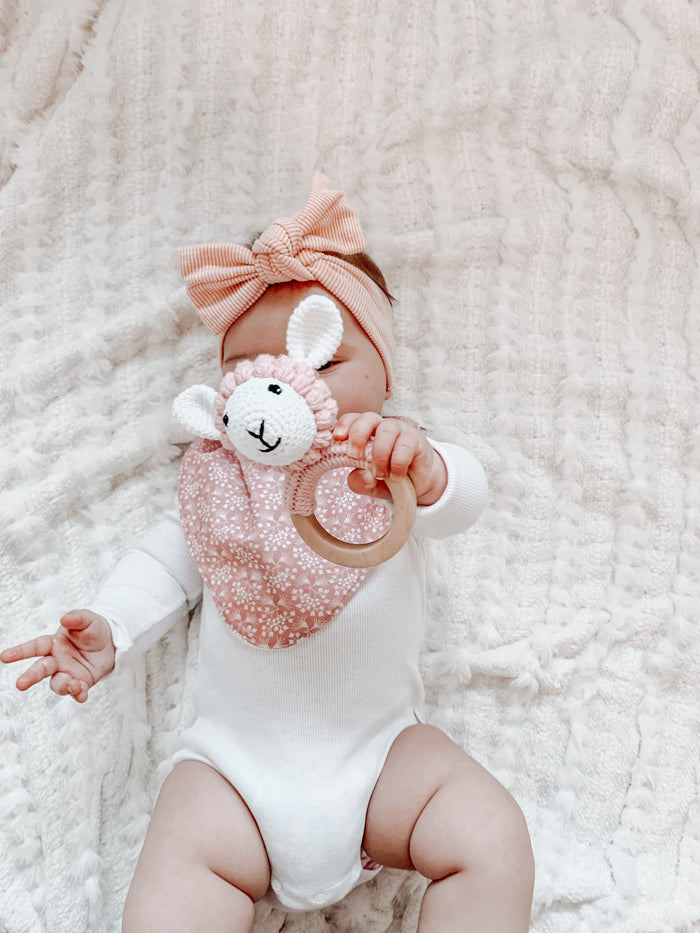 Crochet Teething Ring Rattles