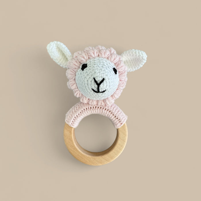 Crochet Teething Ring Rattles