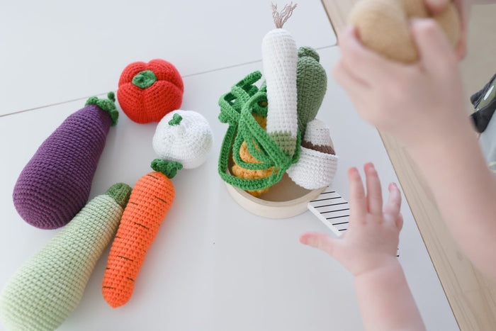 Crochet Vegetables | 11 pieces