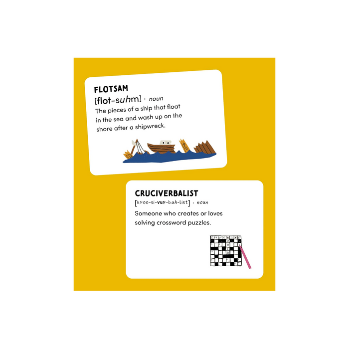 gardners - dictionary or ficitonary card - winter's moon