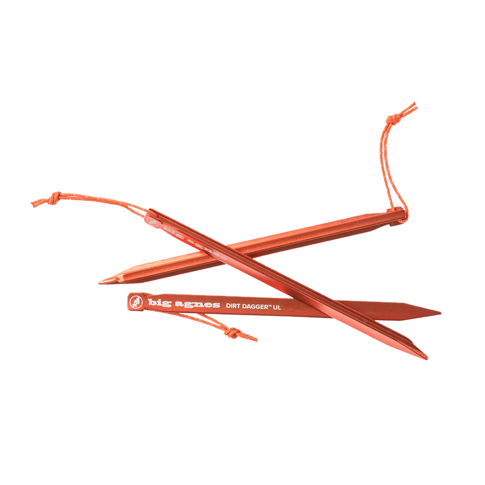Dirt Dagger UL Tent Stakes Pack of 6 From Various Angles
