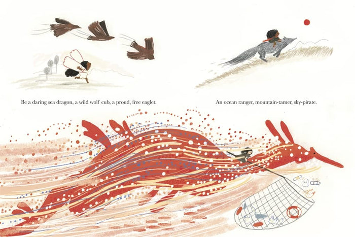 bookspeed - dreams for our daughters book spread 2 - winter's moon