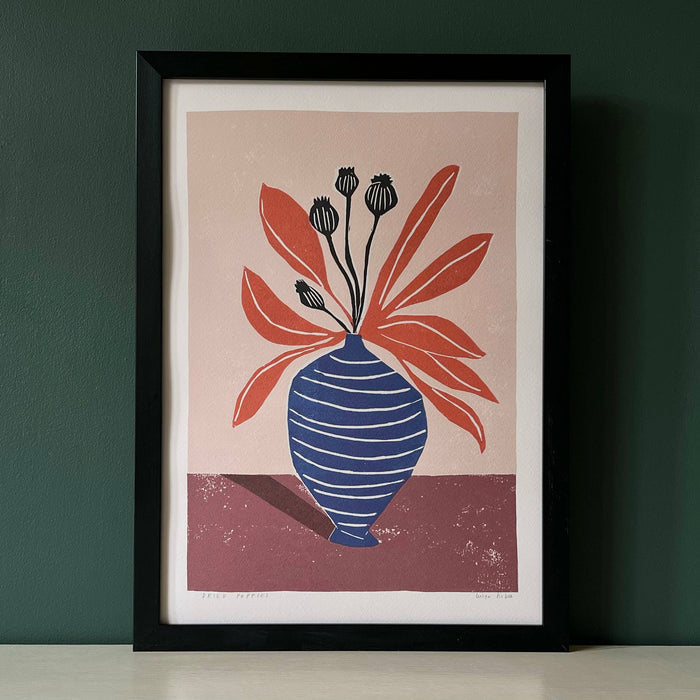 'Dried Poppies' Art Print