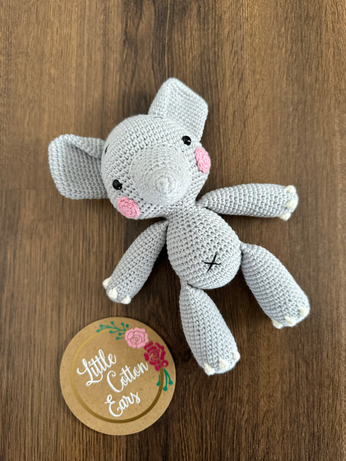 Ellie the Handmade Elephant Soft Toy