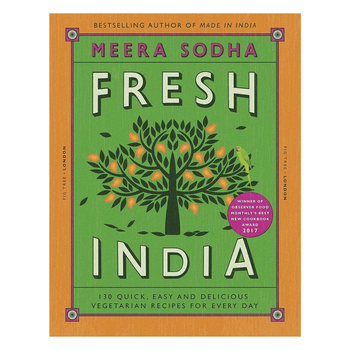 bookspeed - fresh india cookbook cover - winter's moon