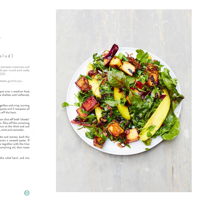 bookspeed - fresh india cookbook spread with paneer and mango salad recipe - winter's moon