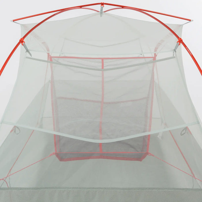 Gear Lofts Large Trapezoid Fastened To Inside Of Tent Photographed From Outside