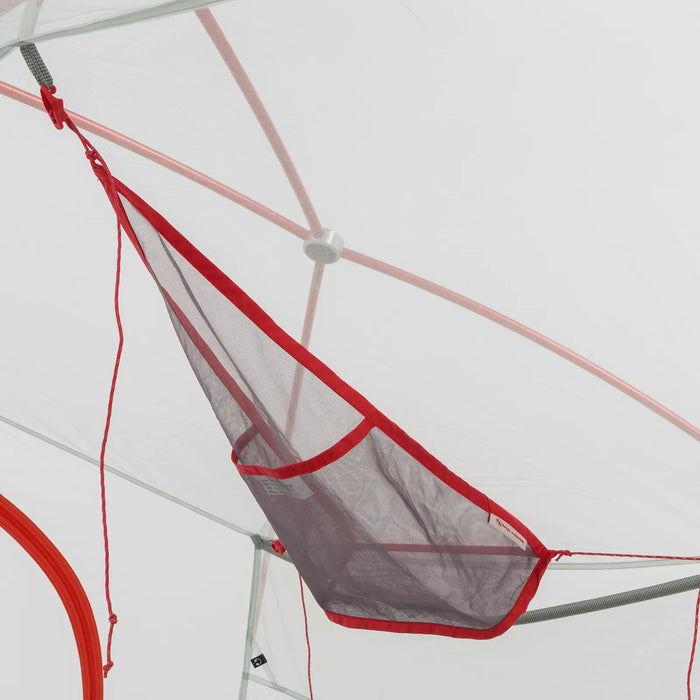 Gear Lofts Triangle Fastened To Inside Of Tent Ceiling