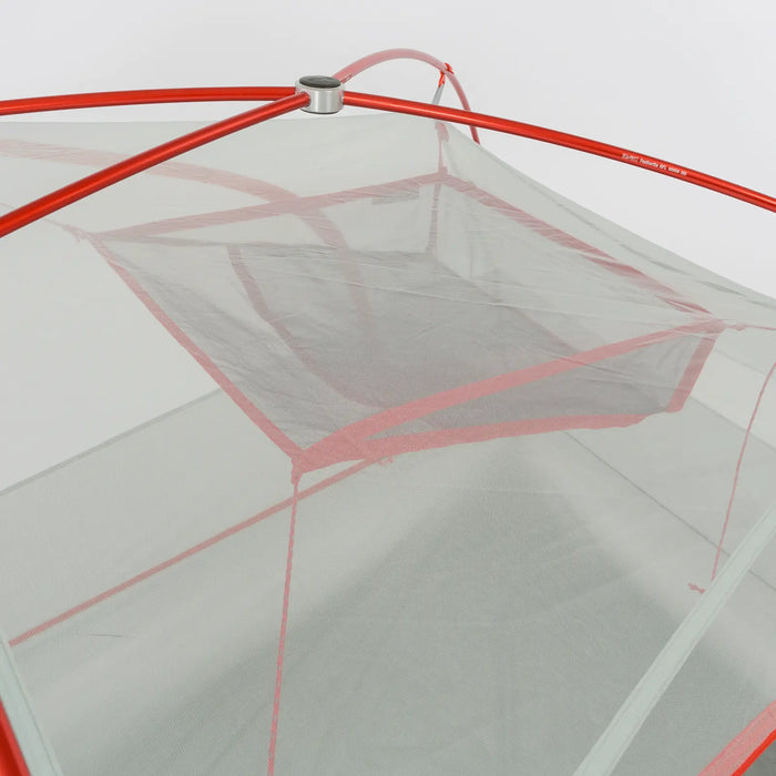 Gear Lofts Square Fastened To Inside Of Tent Photographed From Outside