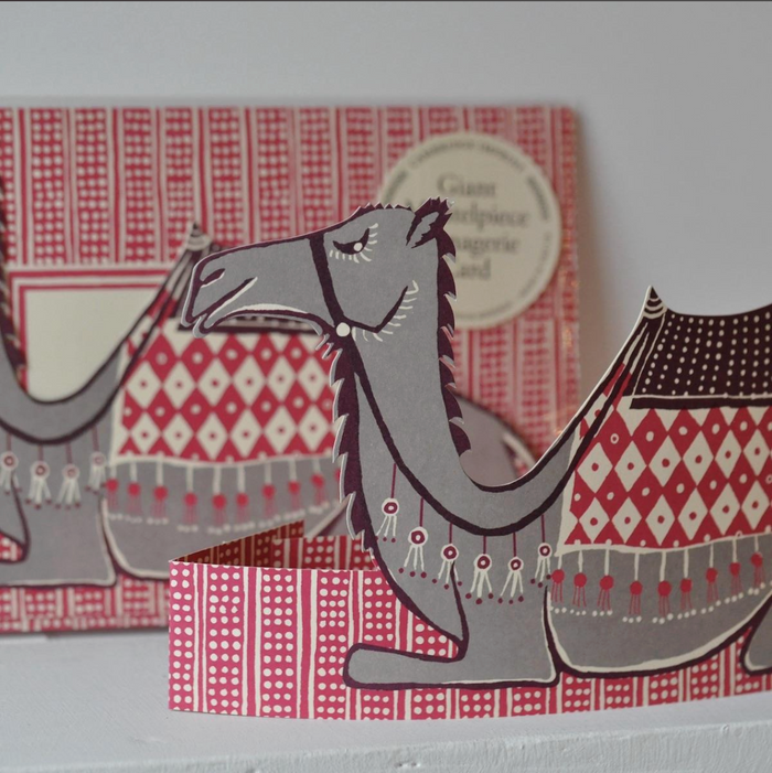 Giant Mantlepiece Menagerie Greetings Card - Camel