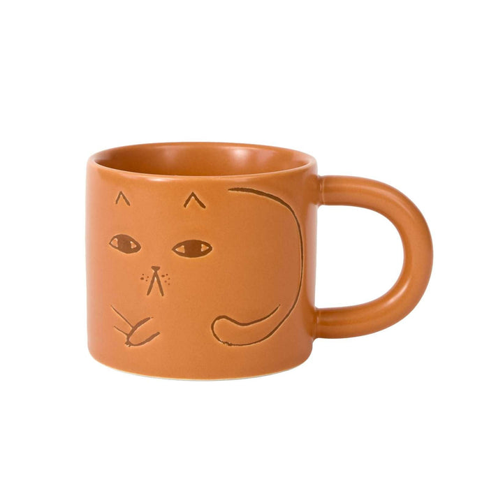 donna wilson - ginge cat mug - winter's moon