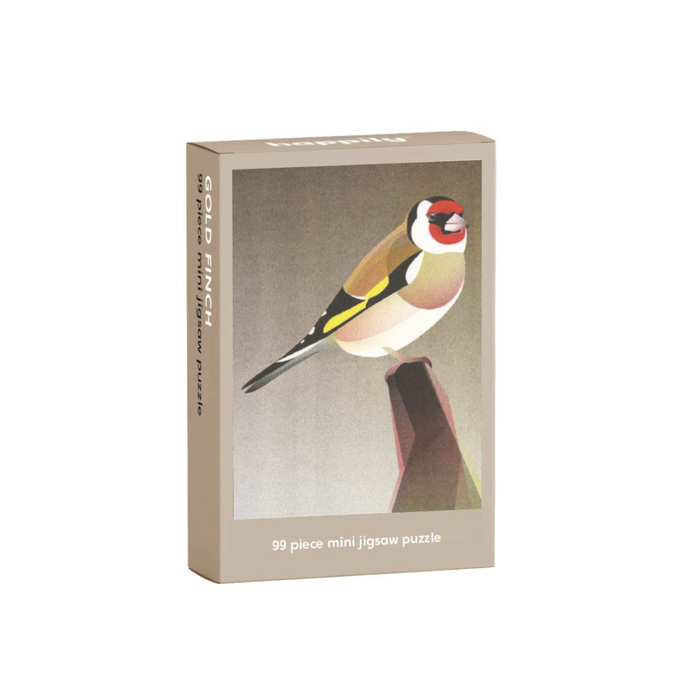 bookspeed - happily puzzles mini gold finch puzzle - winter's moon