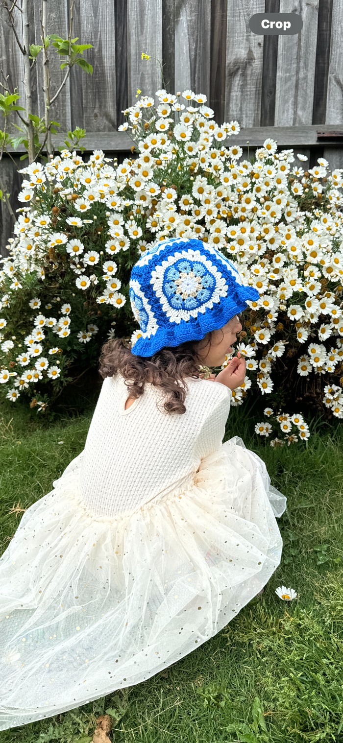 Granny square Bucket Hat