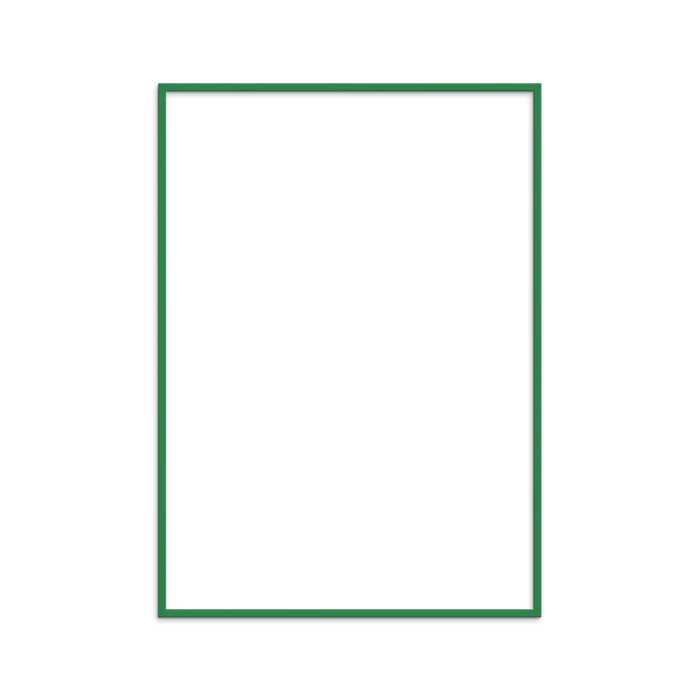 Green Wooden Picture Frame - Winter's Moon
