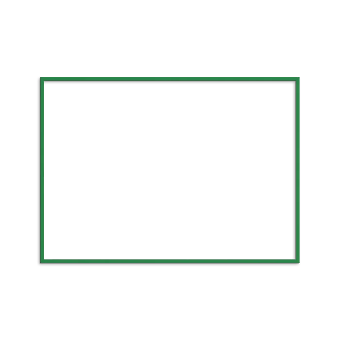 Green Wooden Picture Frame - Winter's Moon