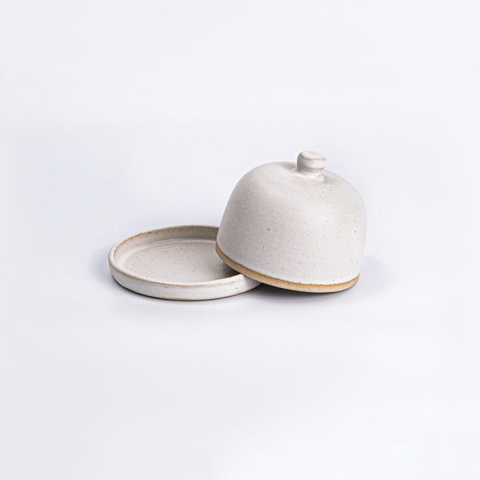 Handmade Butter Dish - Winter's Moon