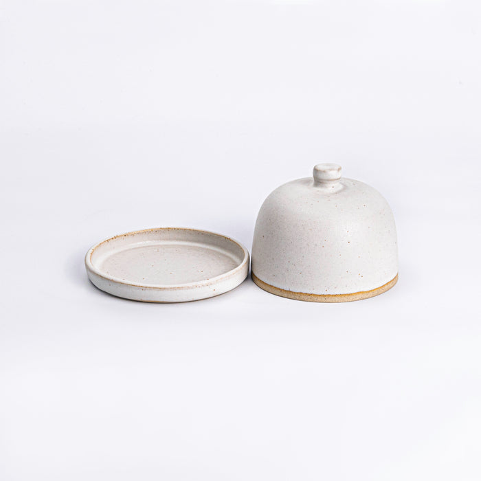 Handmade Butter Dish - Winter's Moon