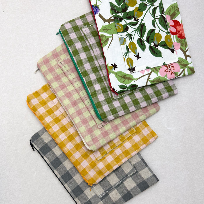 Handmade Cotton Zipper Pouch