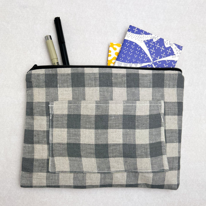 Handmade Cotton Zipper Pouch