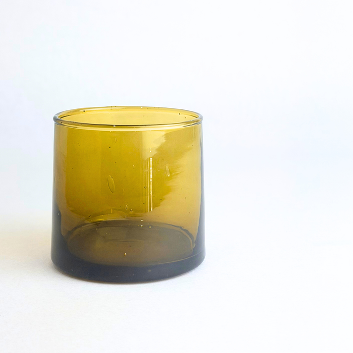 Handmade Moroccan Beldi Amber Glasses
