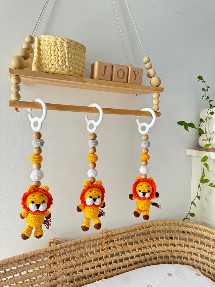 Handmade Pram Toy | Lion