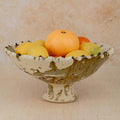 maison berber - moroccan tamegroute fruit bowl on beige background with fruit display - winter's moon