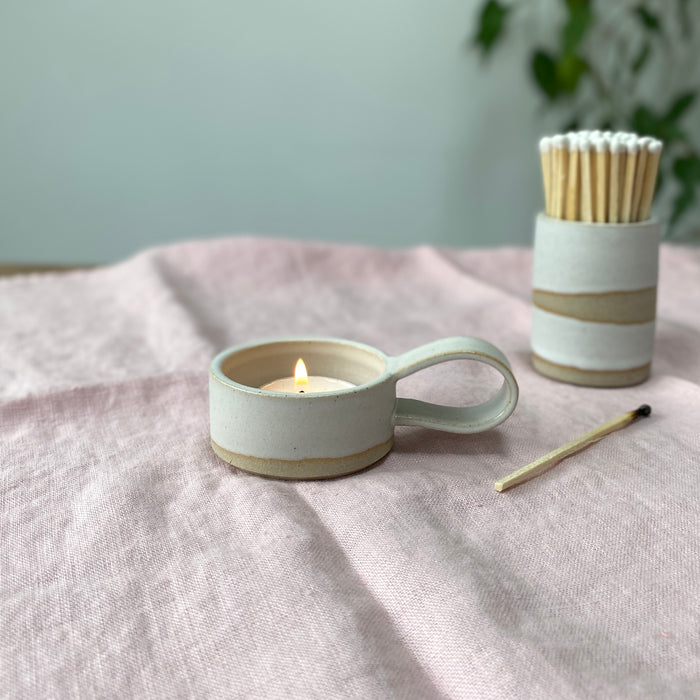 Handmade Tealight Candle Holders - Winter's Moon