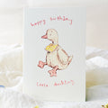 'Happy Birthday Little Duckling' Greetings Card