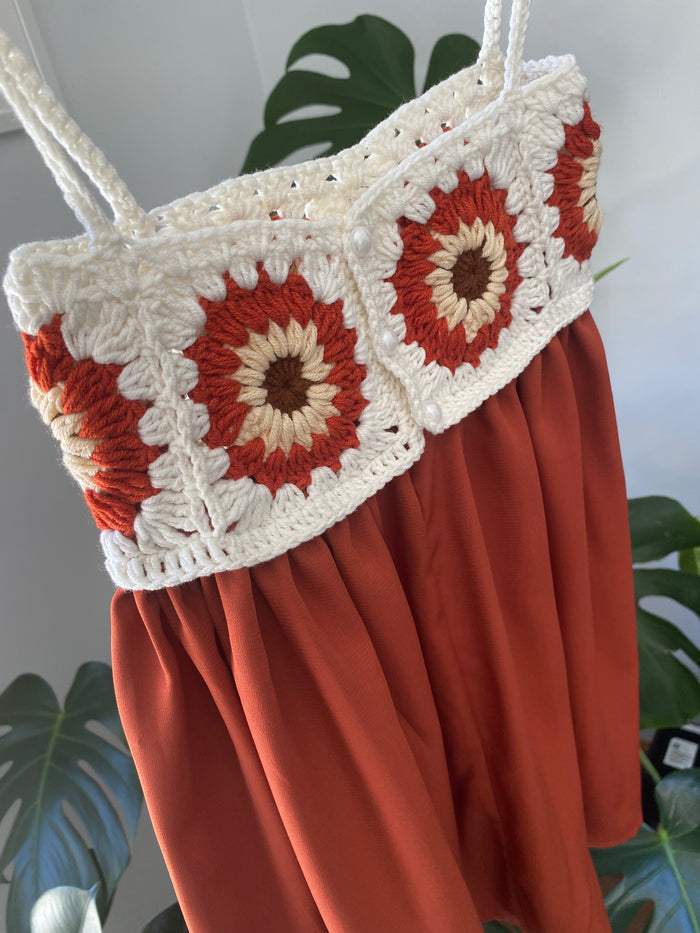 Summer Dress| Brick Red