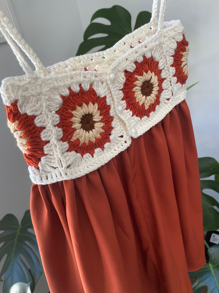 Summer Dress| Brick Red