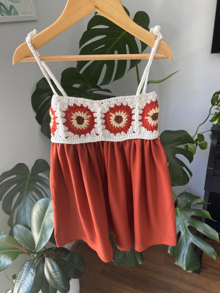 Summer Dress| Brick Red