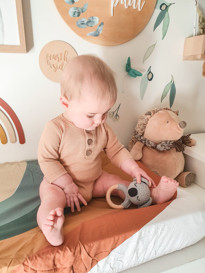 Koala Teething Ring and Dummy Holder