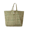 Floral patterned tote bag on a white background