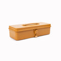 Large Toyo Steel Toolbox - Mustard