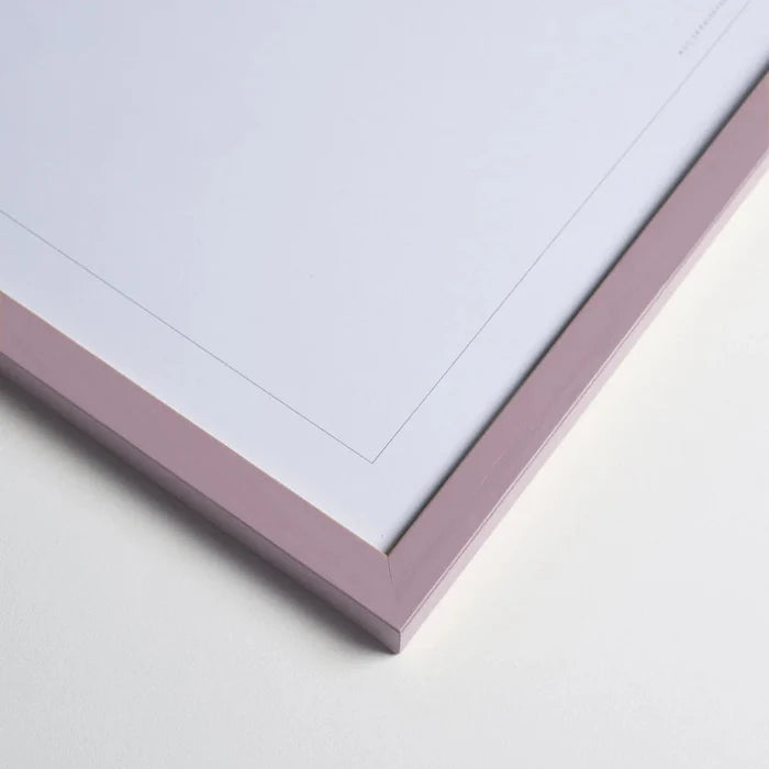 Lilac Wooden Picture Frame - Winter's Moon