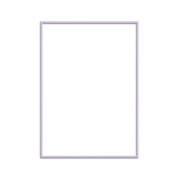 Lilac Wooden Picture Frame - Winter's Moon