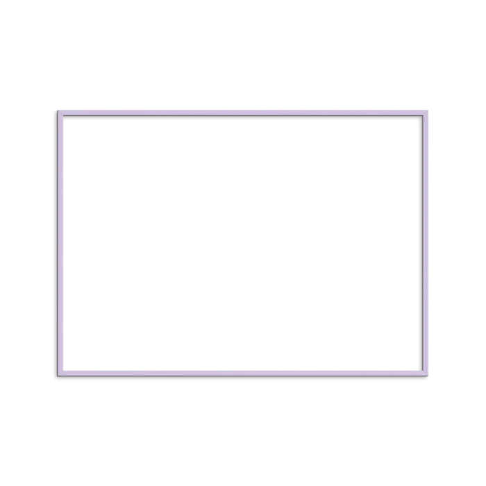 Lilac Wooden Picture Frame - Winter's Moon