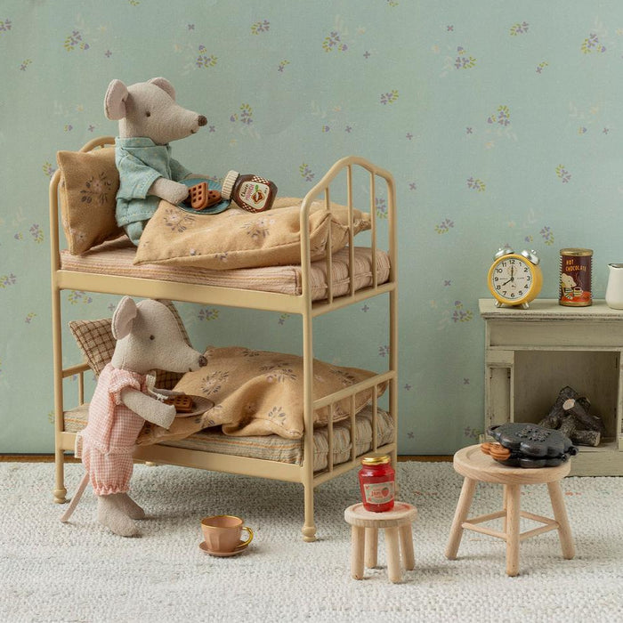 maileg - bunkbed scene set - winter's moon