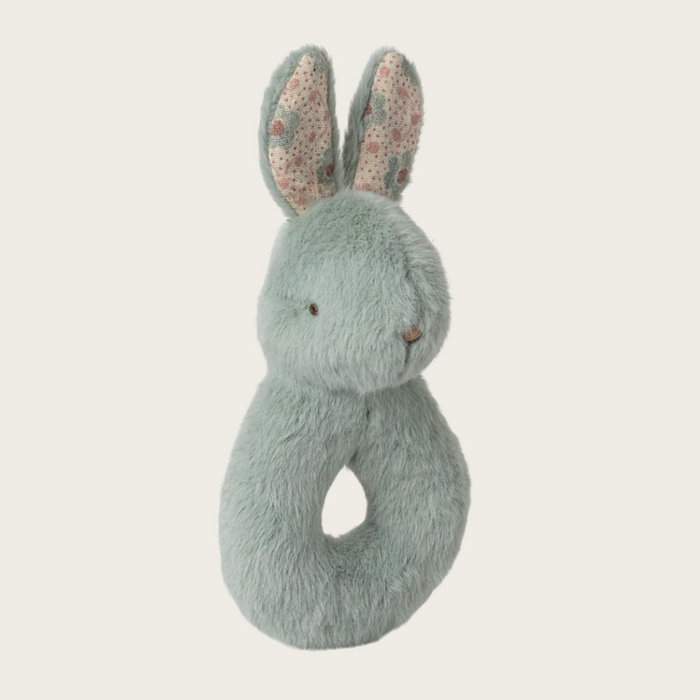 Maileg Bunny Rattle Set - Mint - Winter's Moon